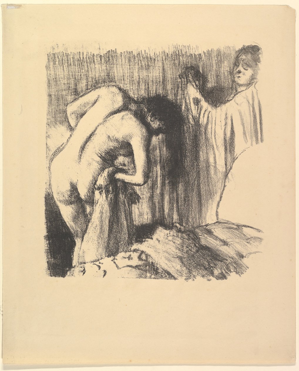 A fürdő után III, 1891-92. alkotó: Edgar Degas