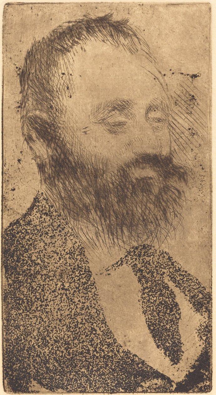 Alphonse Hirsch, 1875. alkotó: Edgar Degas