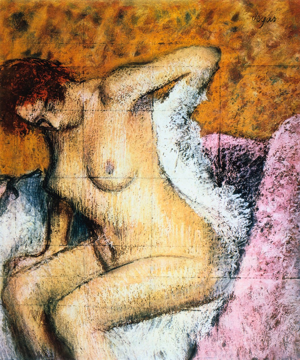 Apres le Bain a fürdő után, 1895 alkotó: Edgar Degas