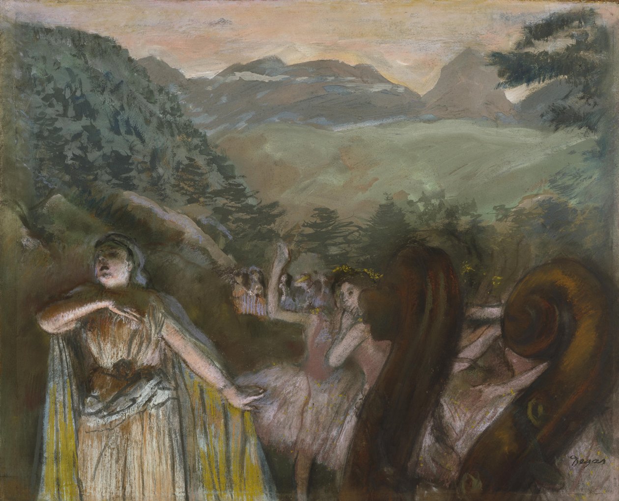 Ária a balett után alkotó: Edgar Degas