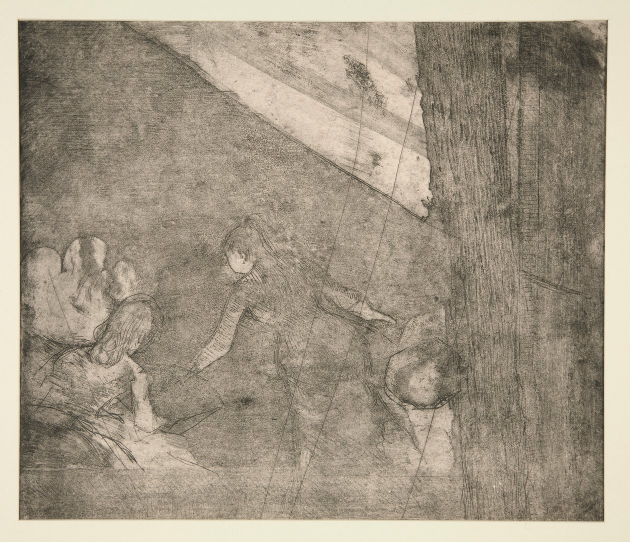A nagyköveteknél alkotó: Edgar Degas
