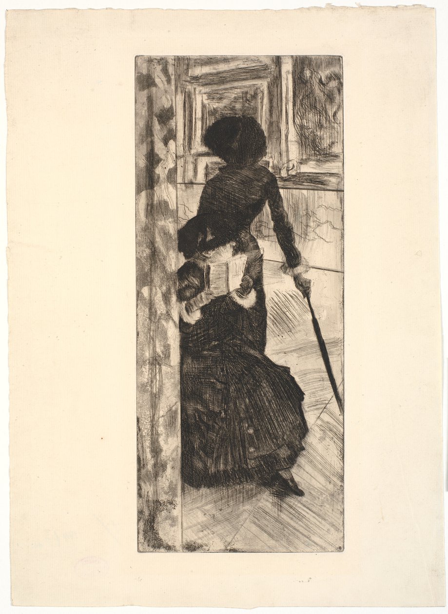 A Louvre-ban: festészet (Mary Cassatt) alkotó: Edgar Degas