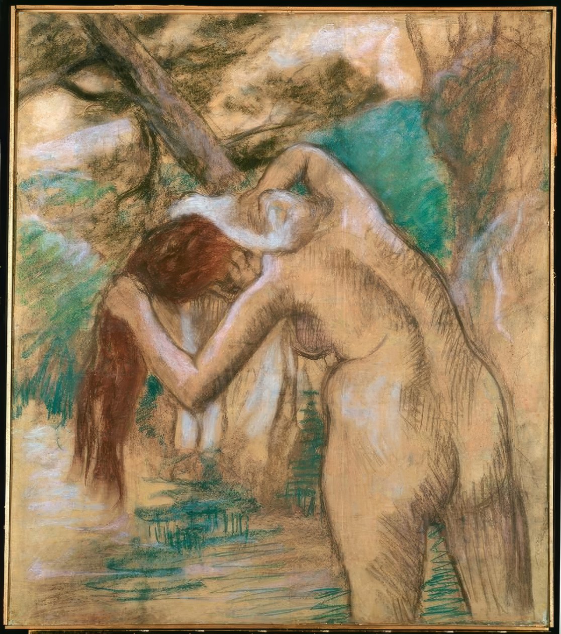 Fürödj a víz mellett alkotó: Edgar Degas