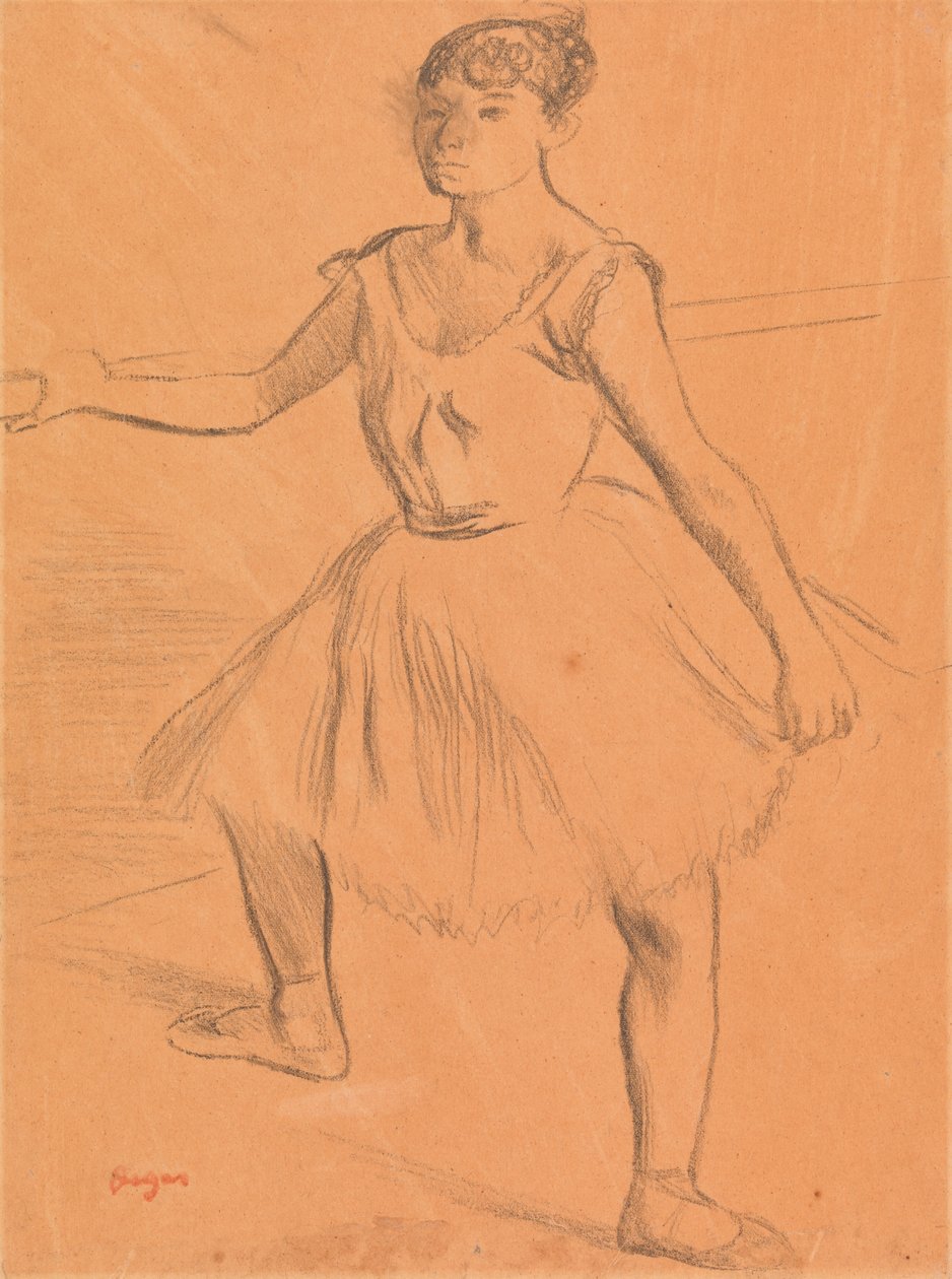 Balerina a bárban áll alkotó: Edgar Degas
