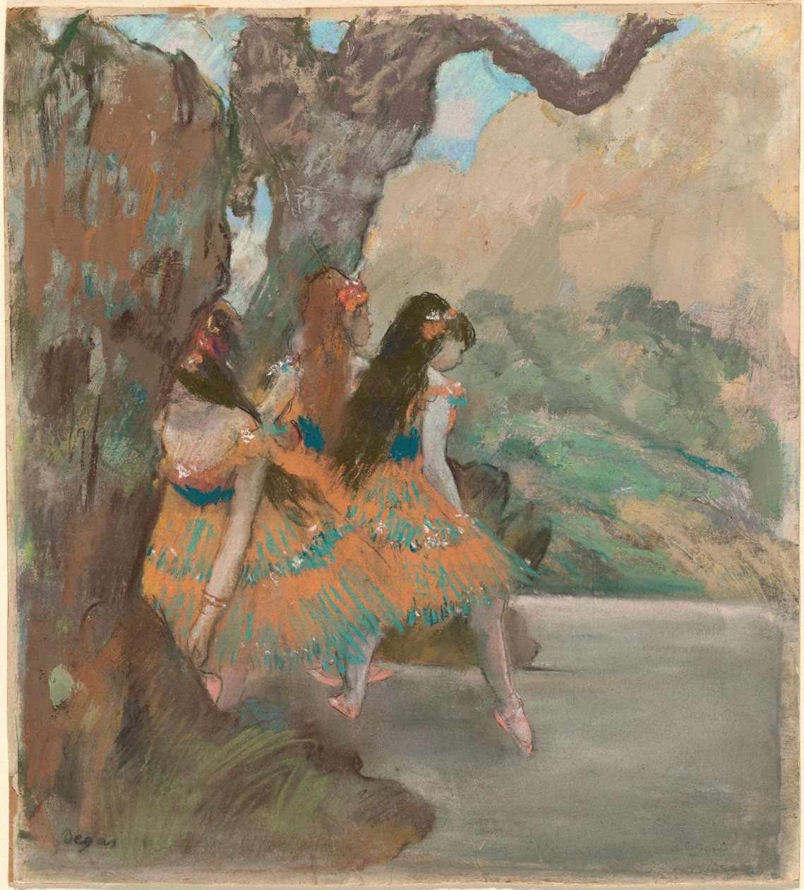 Balett-táncosok, c. 1877. alkotó: Edgar Degas