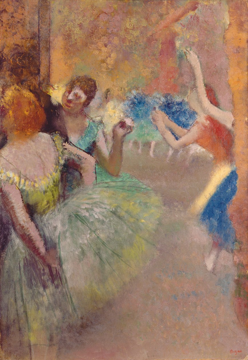 Balett jelenet; Balettjelenet, 1885 körül alkotó: Edgar Degas