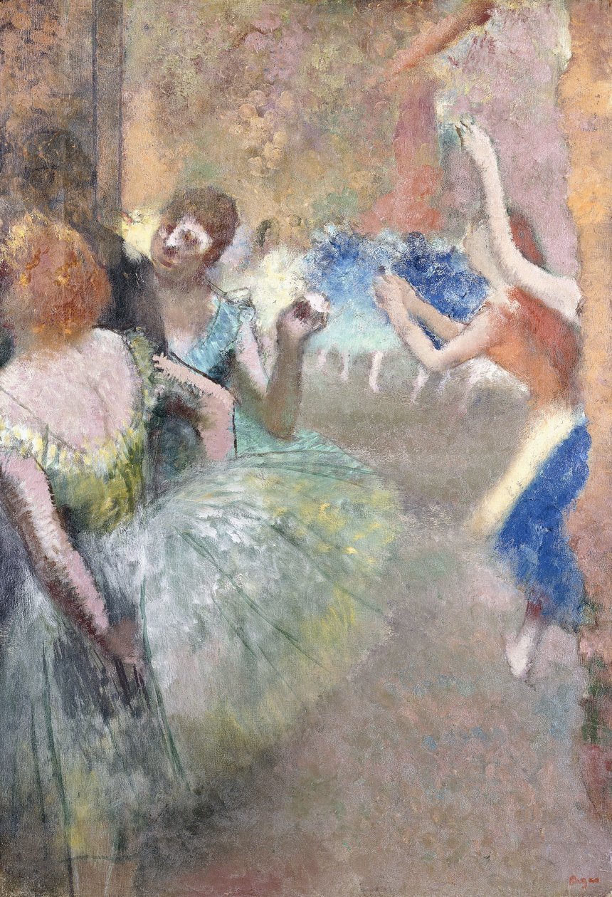 Balettjelenet, 1885 körül alkotó: Edgar Degas