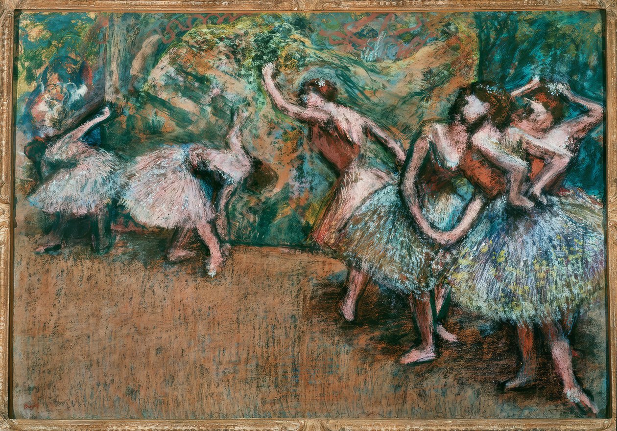 Ballettszene alkotó: Edgar Degas