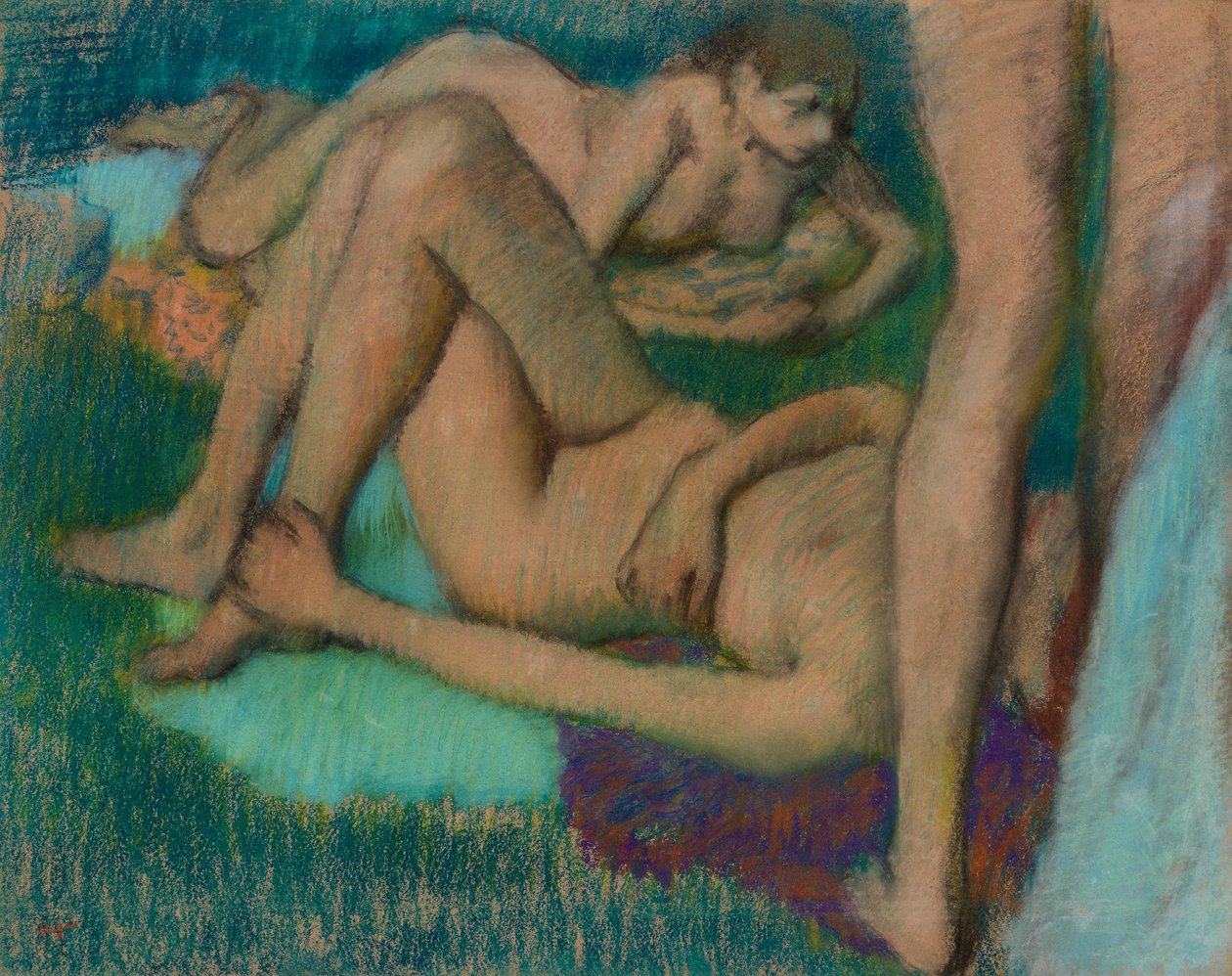 Fürdőzők alkotó: Edgar Degas