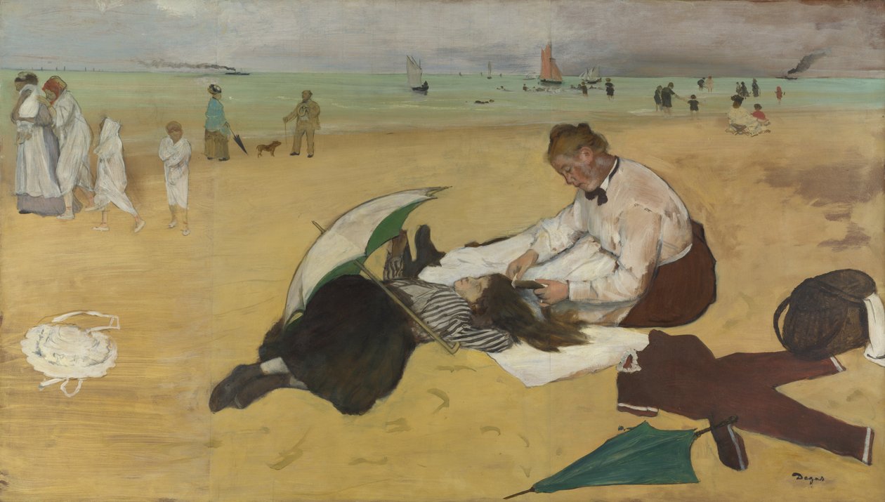 Tengerparti jelenet, c. 1869 alkotó: Edgar Degas