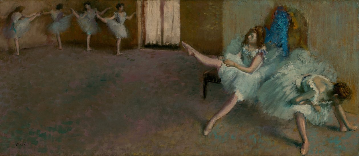 A balett előtt, 18901892. alkotó: Edgar Degas