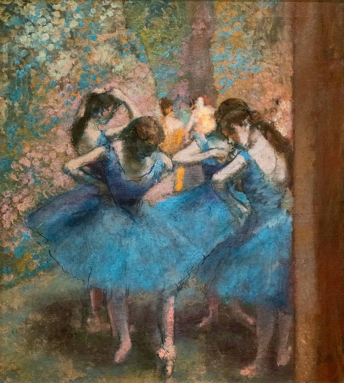 Kék táncosok. 1893-96 körül. Olajfestmény. alkotó: Edgar Degas