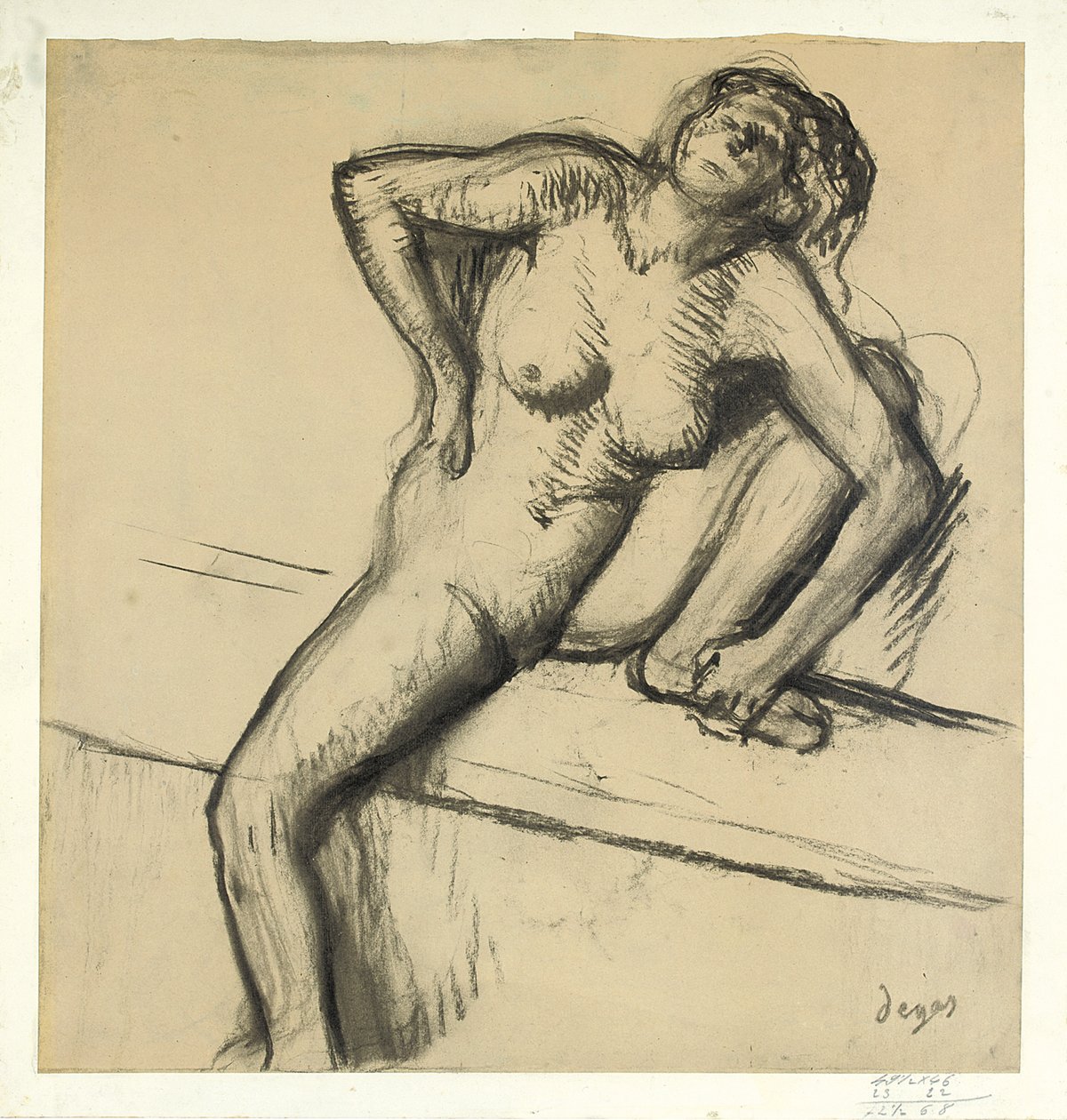 Guggoló akt; Ne guggolj alkotó: Edgar Degas