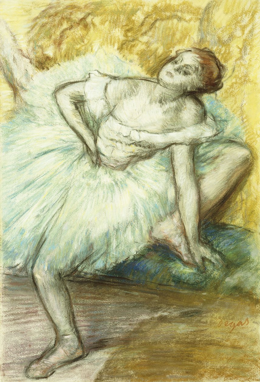 táncolni; Táncos, 1897-1900 alkotó: Edgar Degas