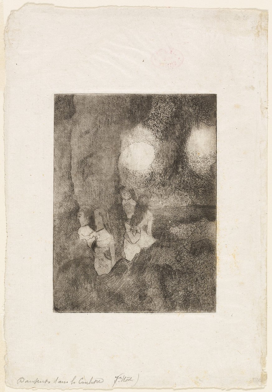 Táncosok a szárnyakban alkotó: Edgar Degas