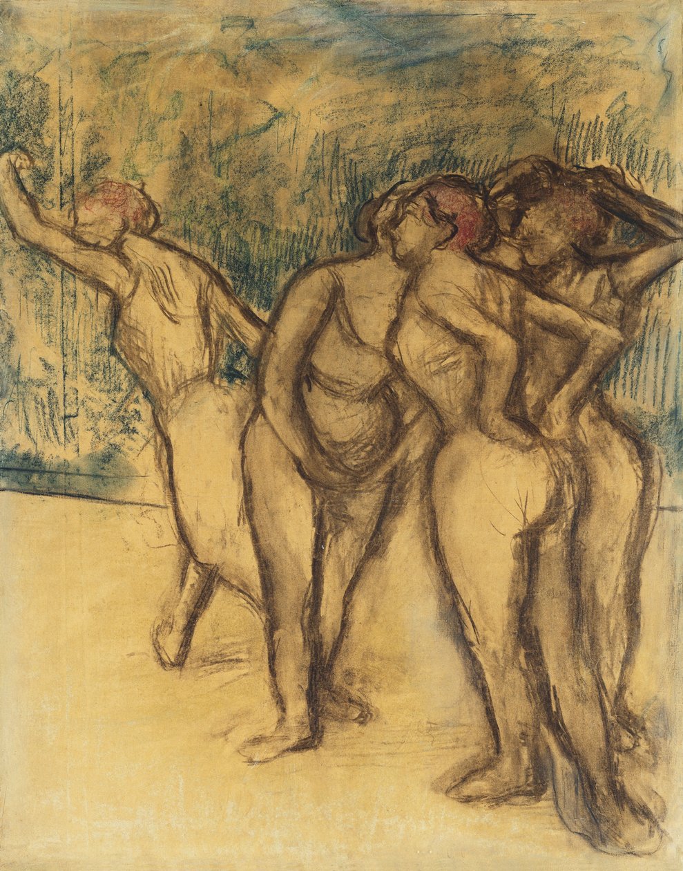 Táncoló lányok; A táncosok, alkotó: Edgar Degas