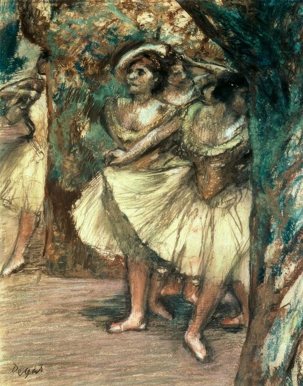 Táncosok zöldben alkotó: Edgar Degas
