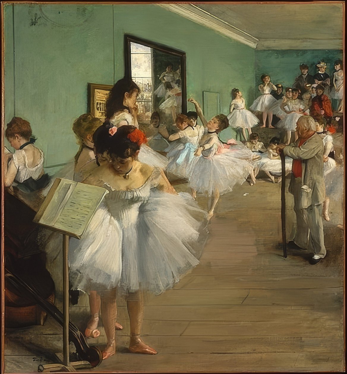 A tánclecke. 1874 alkotó: Edgar Degas