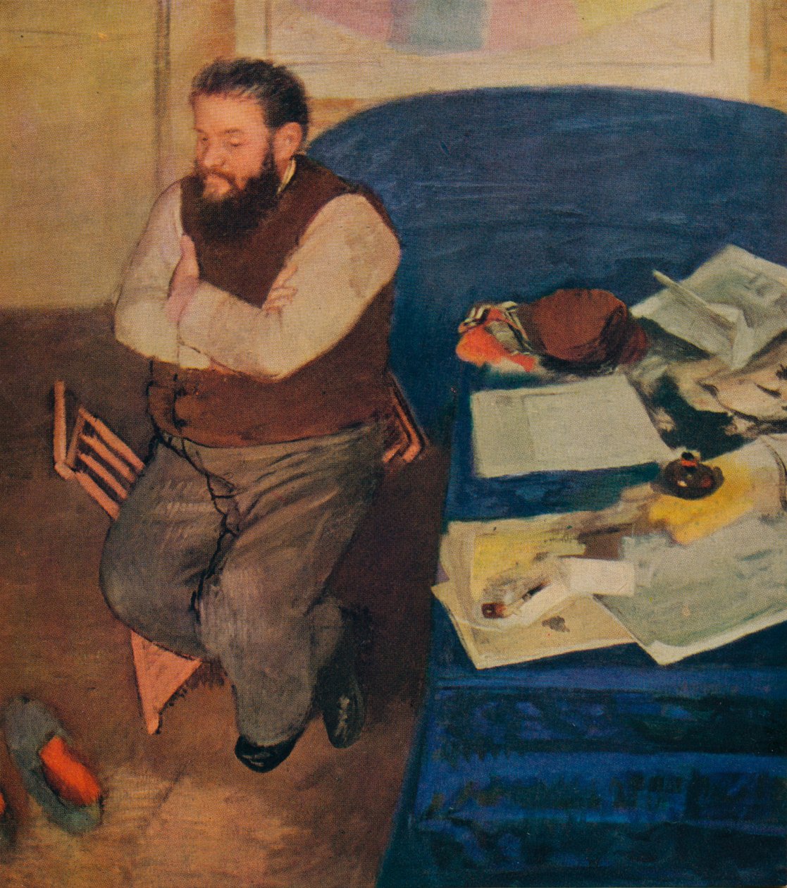 Diego Martelli, 1879 alkotó: Edgar Degas