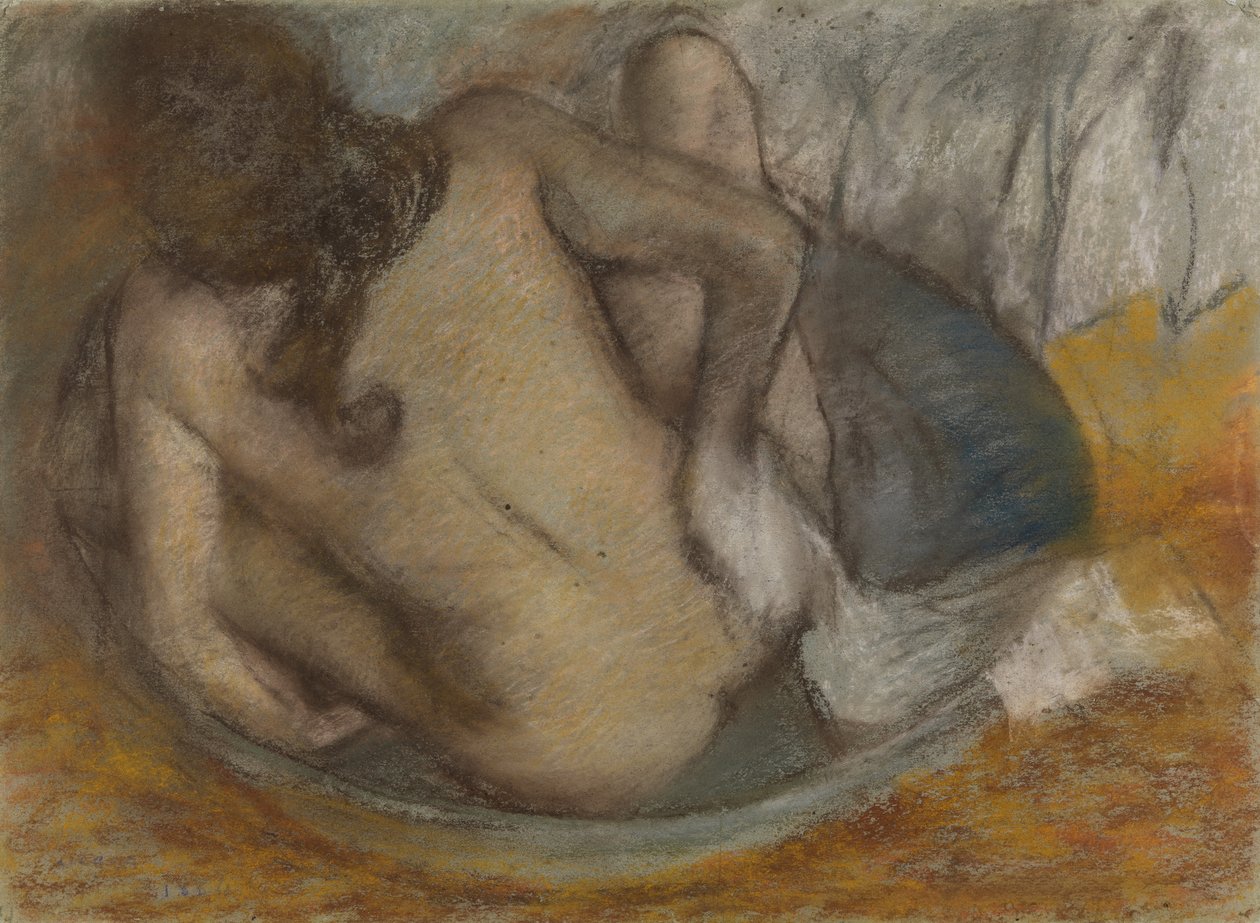 Nő a kádban alkotó: Edgar Degas