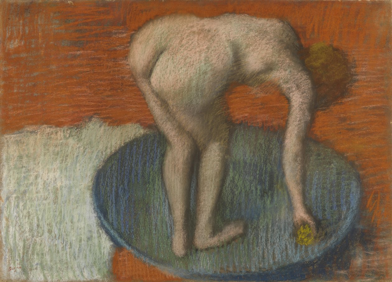 Nő a kádban alkotó: Edgar Degas