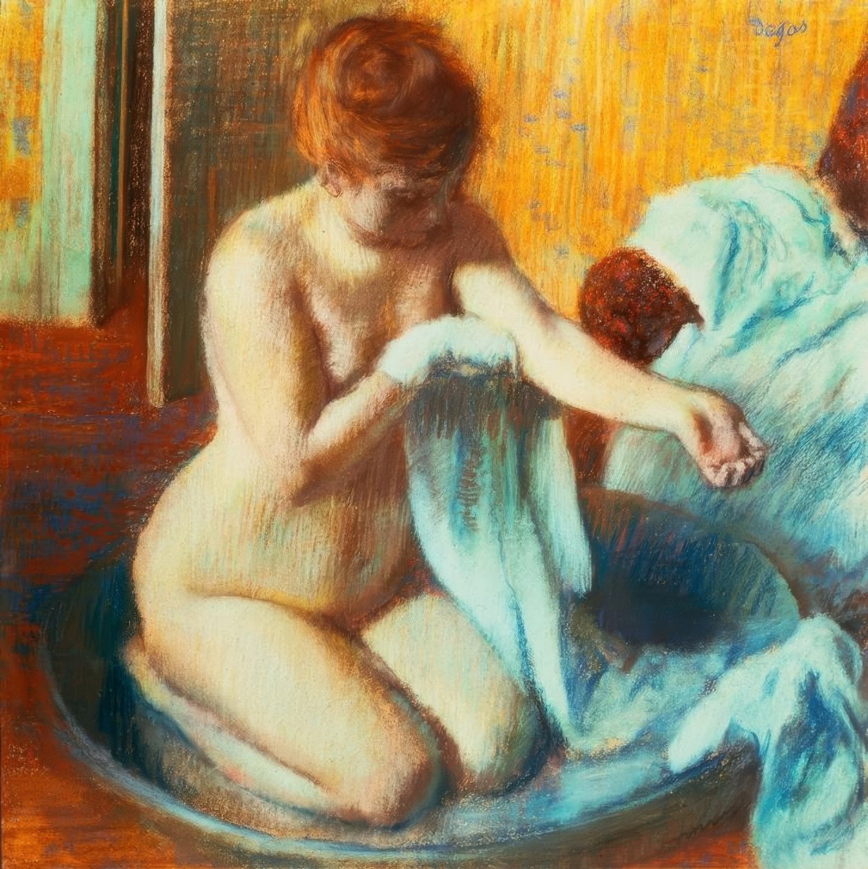 Nő a kádban alkotó: Edgar Degas