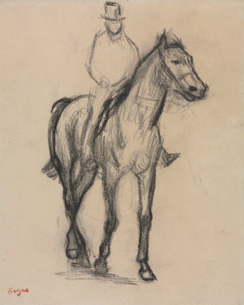Ló és lovas alkotó: Edgar Degas