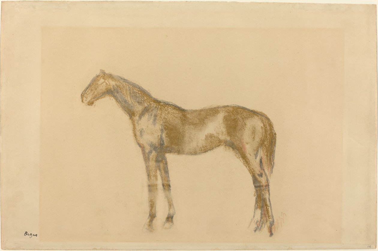 Ló, c. 1890. alkotó: Edgar Degas