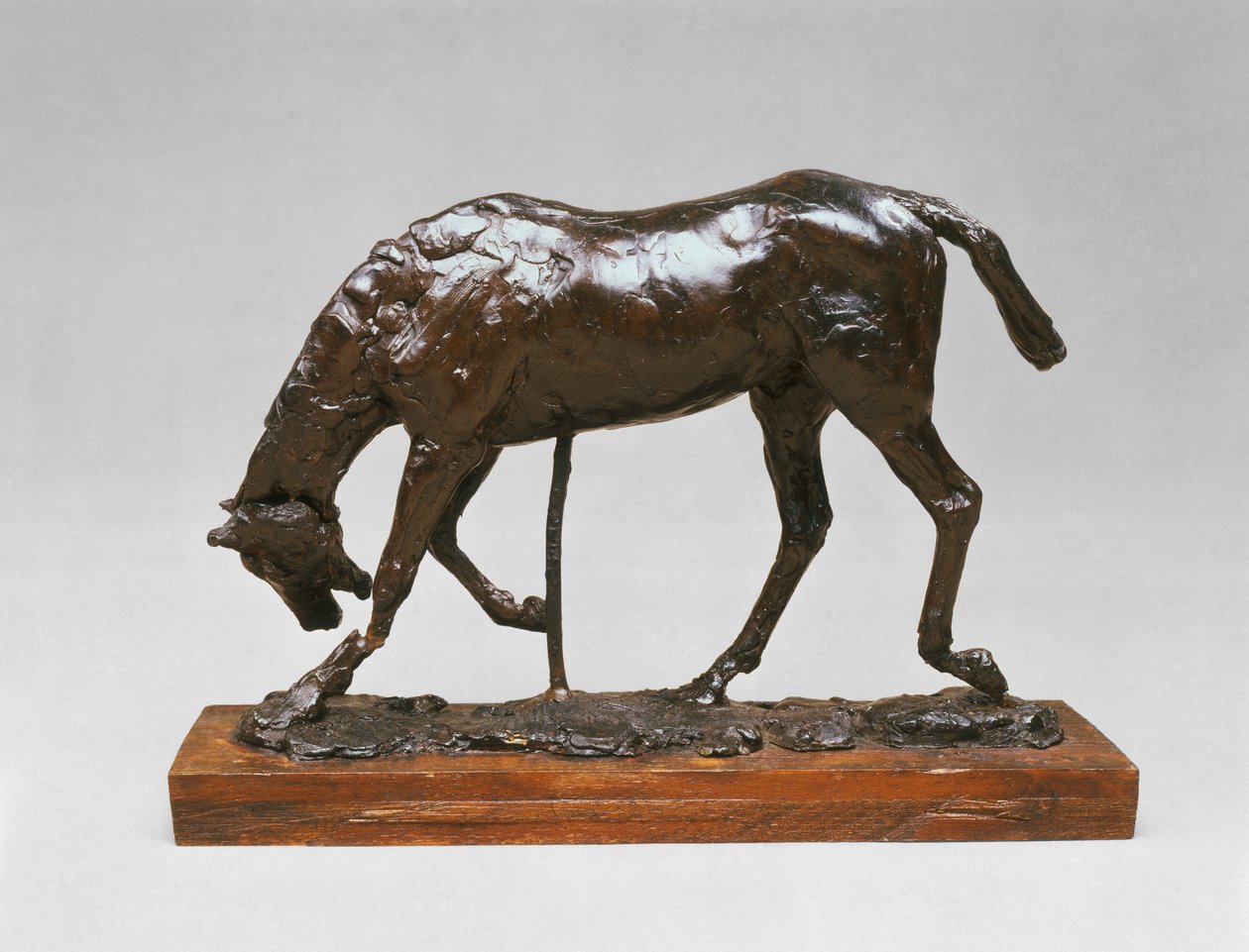 Ló lehajtott fejjel alkotó: Edgar Degas