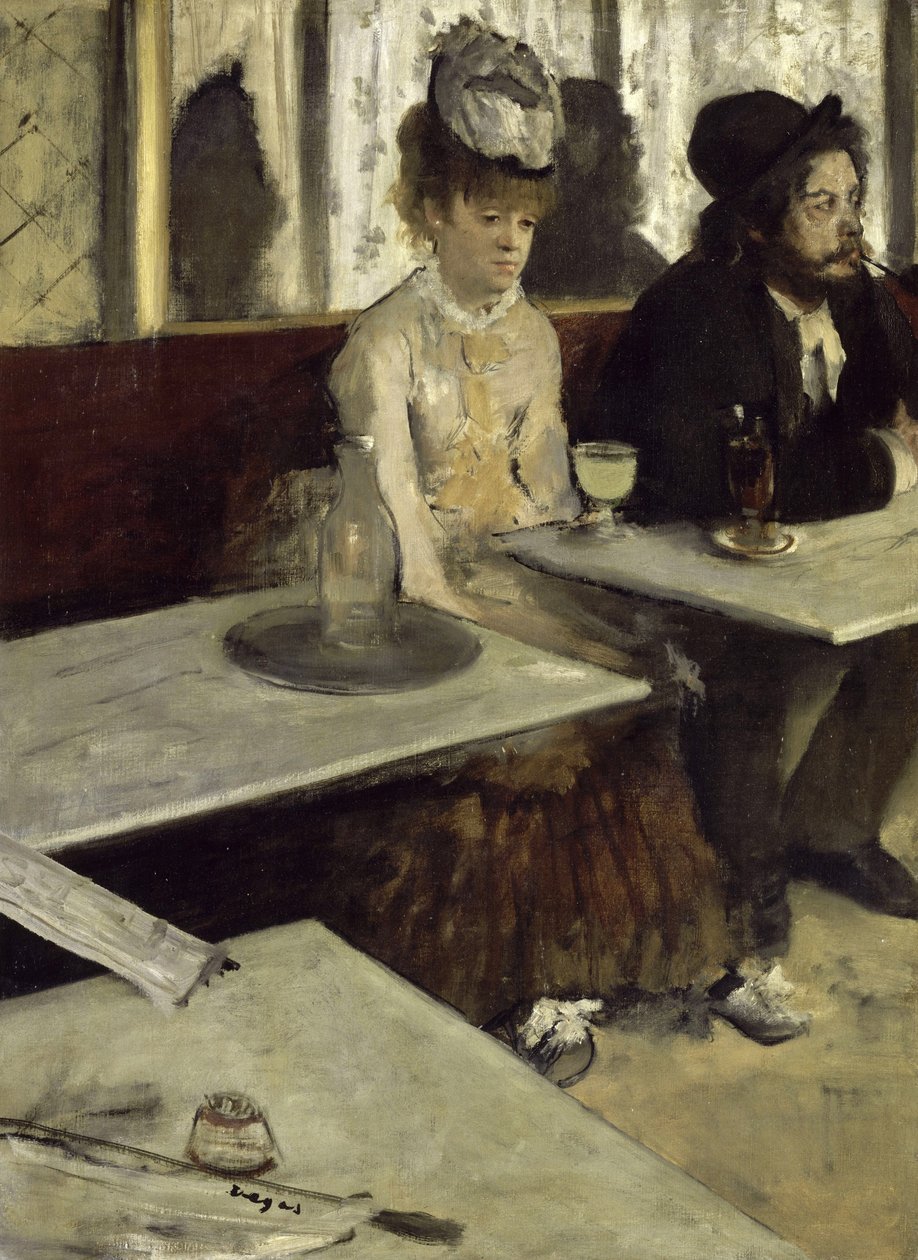 Egy kávézóban alkotó: Edgar Degas