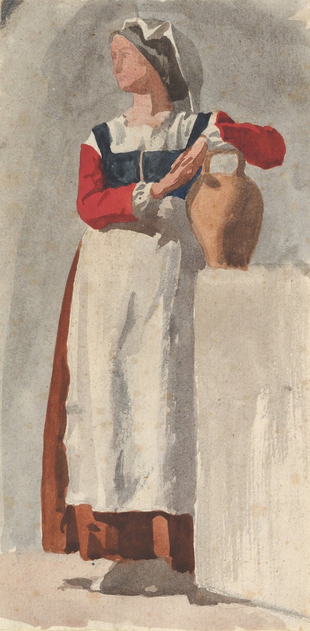 olasz nő, kb. 1856-57. alkotó: Edgar Degas.