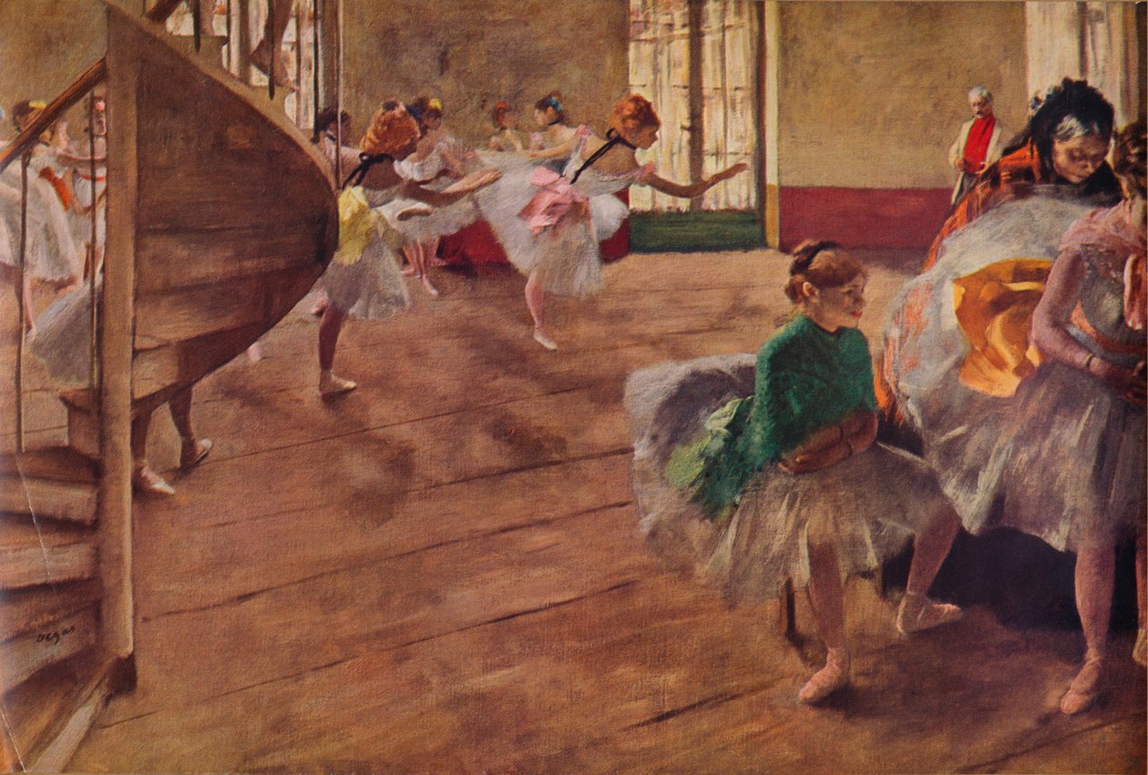 La Repetition, c1874, 1935 alkotó: Edgar Degas