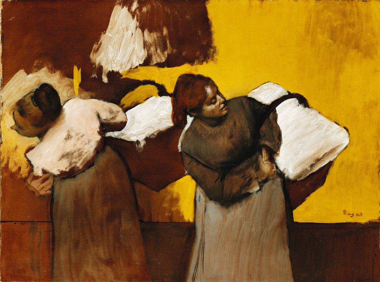 Mosók, 1876 körül alkotó: Edgar Degas