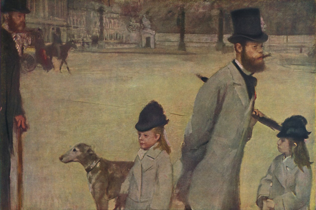 Lepic vikomt, 1875, 1937. alkotó: Edgar Degas