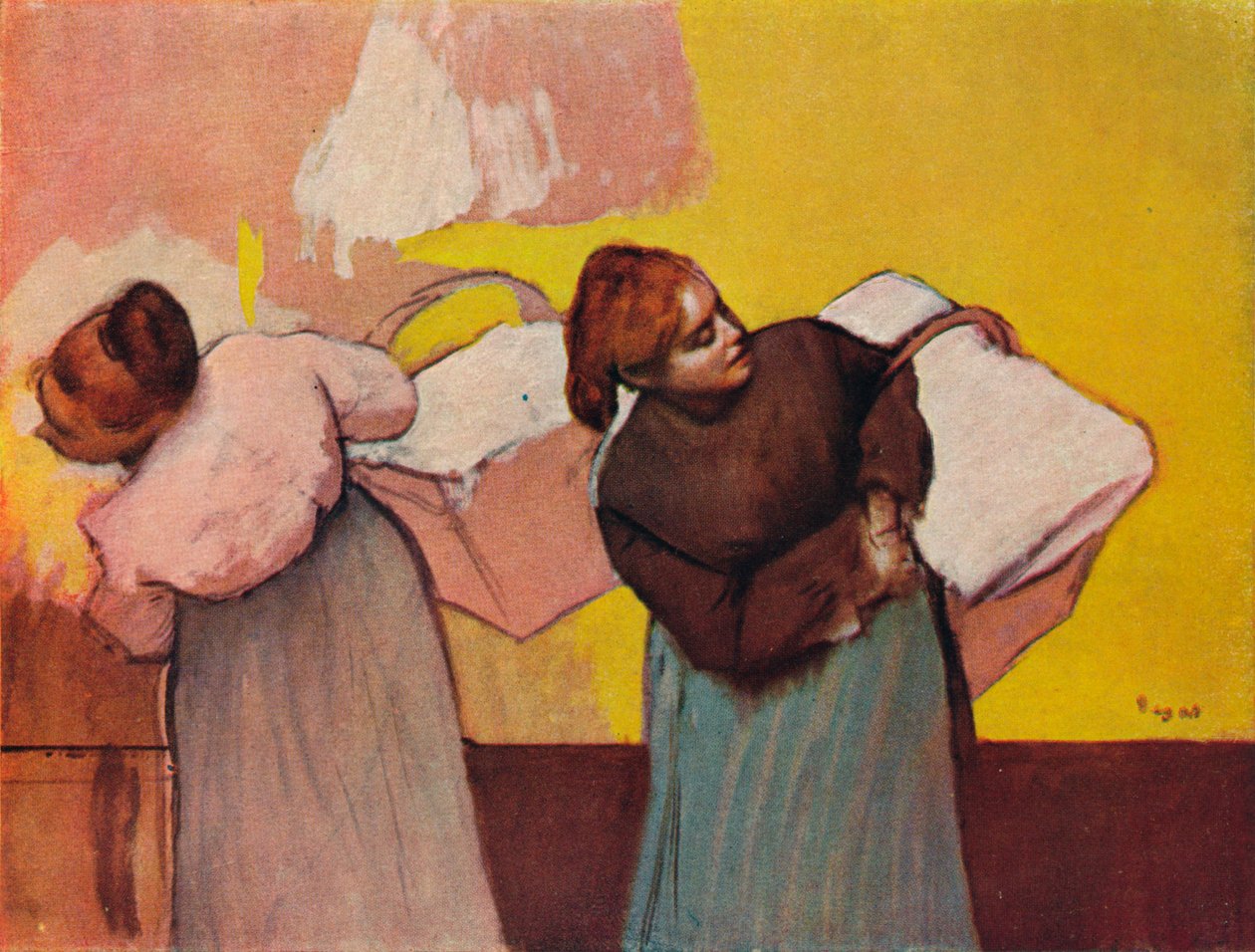 A mosók, 1878 alkotó: Edgar Degas