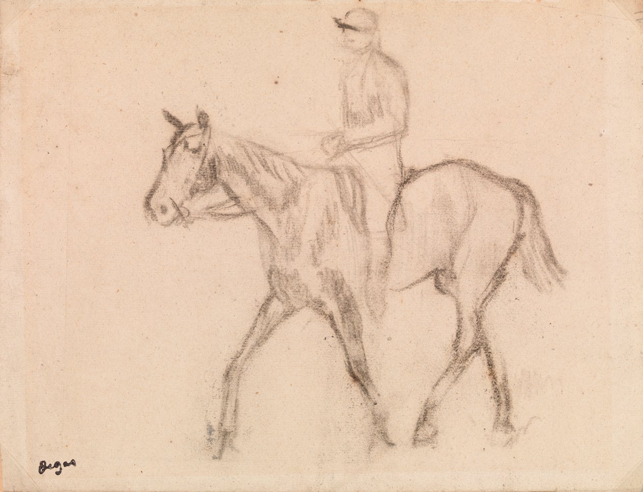 Ember lóháton alkotó: Edgar Degas