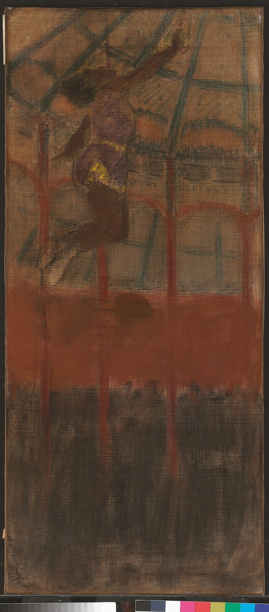 La La kisasszony a Cirque Fernandóban alkotó: Edgar Degas