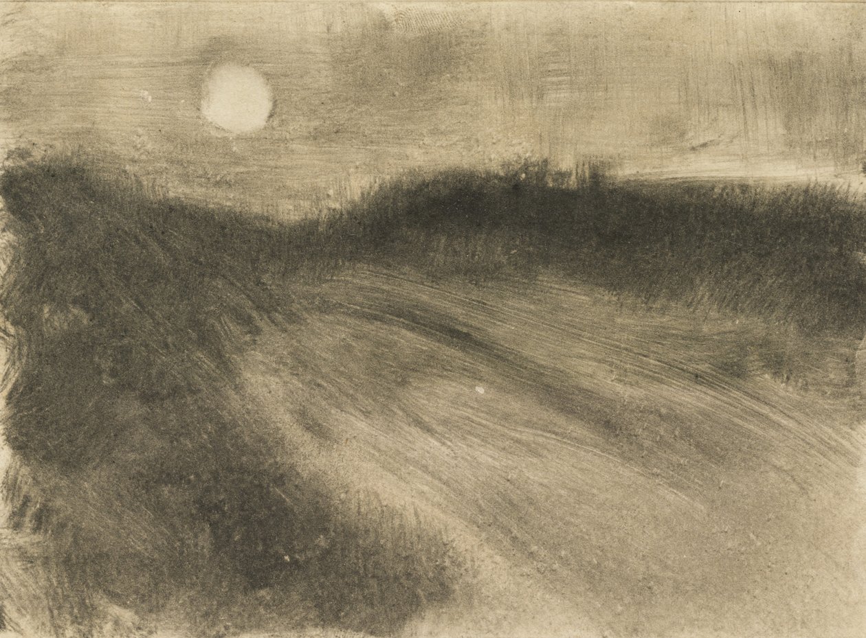 Holdkelte, 1880 körül alkotó: Edgar Degas
