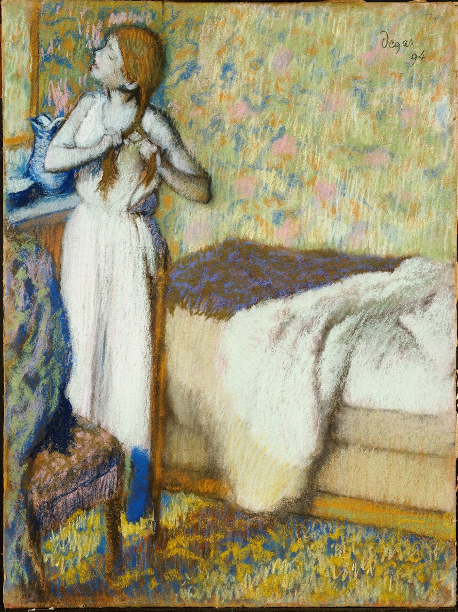 Reggeli WC, 1894 alkotó: Edgar Degas