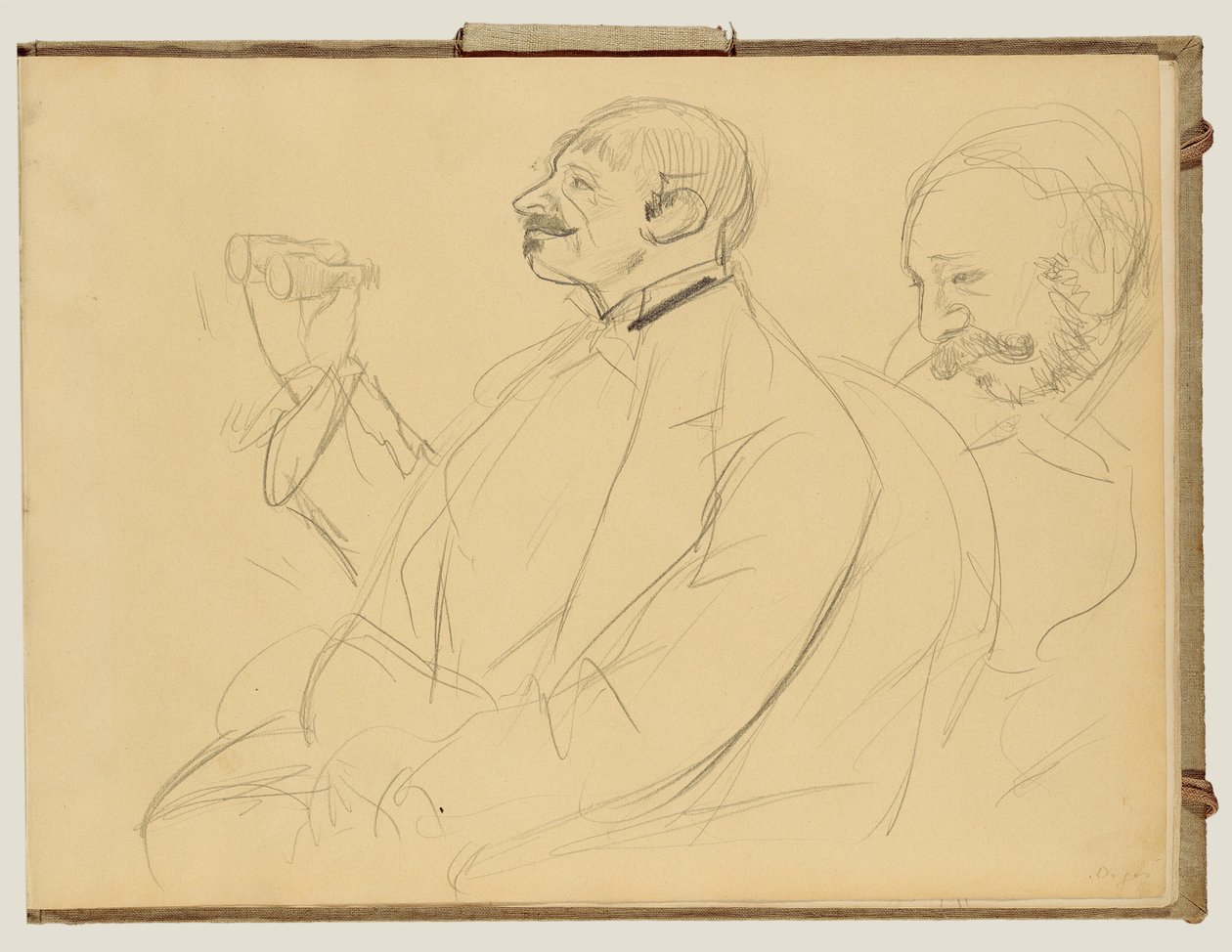 Opera Fan és Ernest Reyer alkotó: Edgar Degas