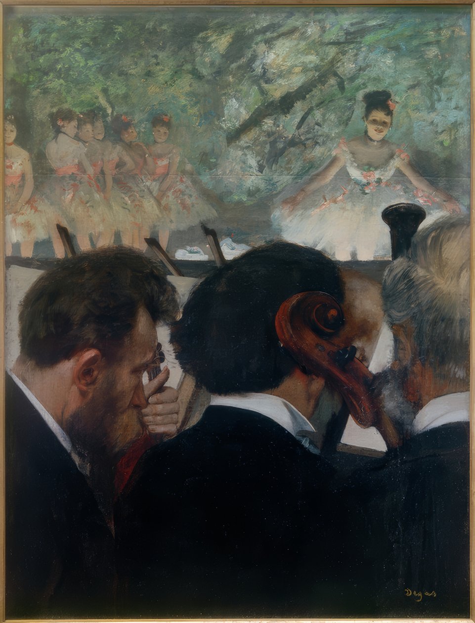 Zenekarzenész alkotó: Edgar Degas
