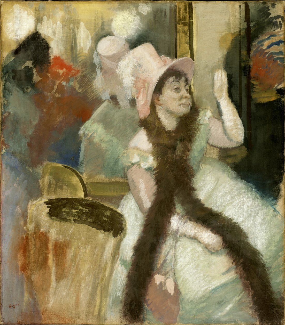 Portré jelmezbál után alkotó: Edgar Degas