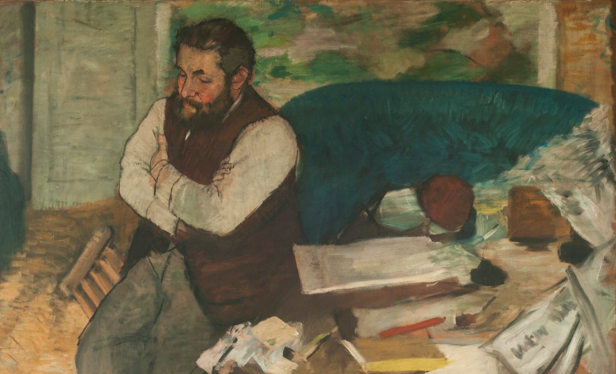 Diego Martelli portréja, 1879. alkotó: Edgar Degas