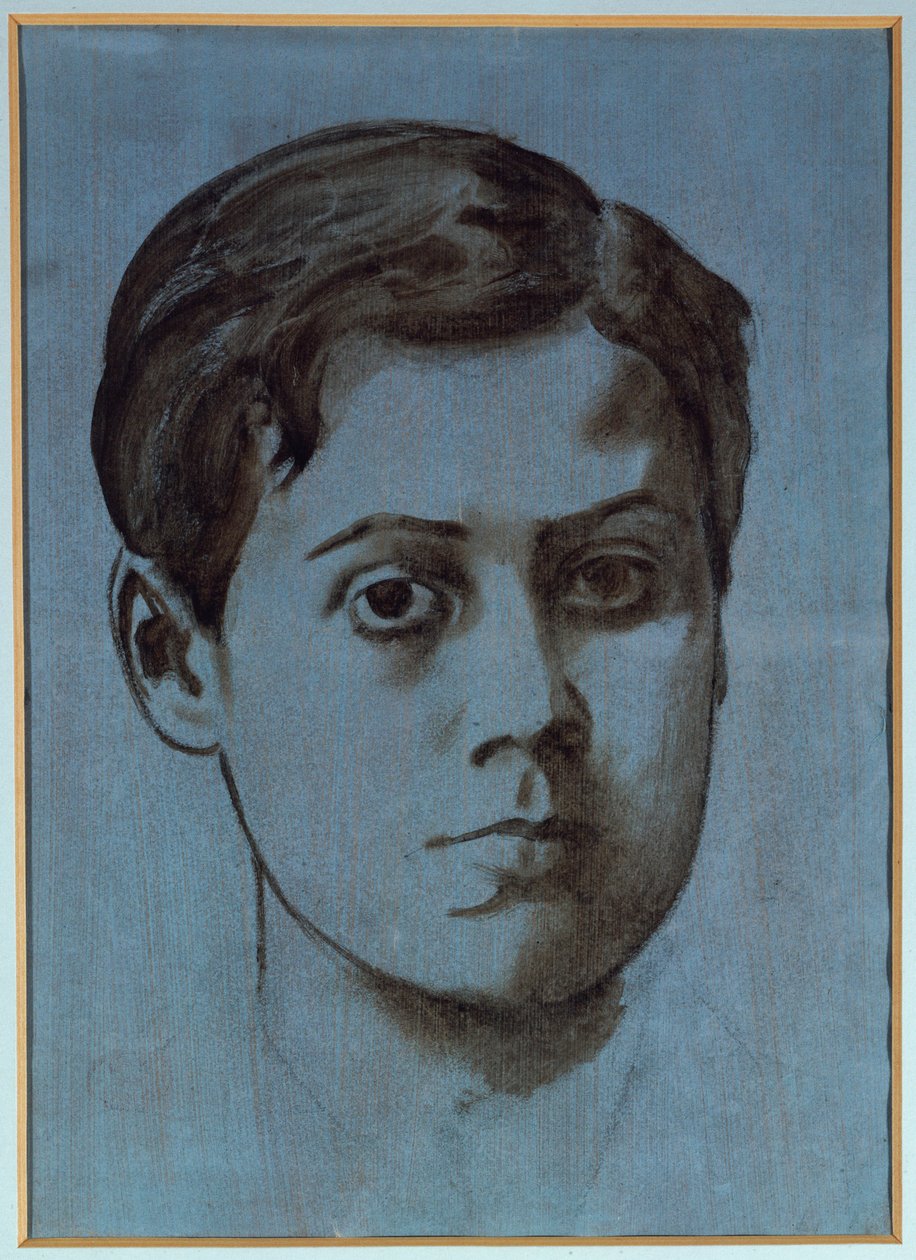Egy fiatal férfi portréja alkotó: Edgar Degas