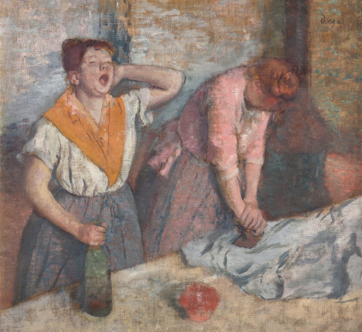 Repasseuses The Ironers, kb. 1884-1886. alkotó: Edgar Degas