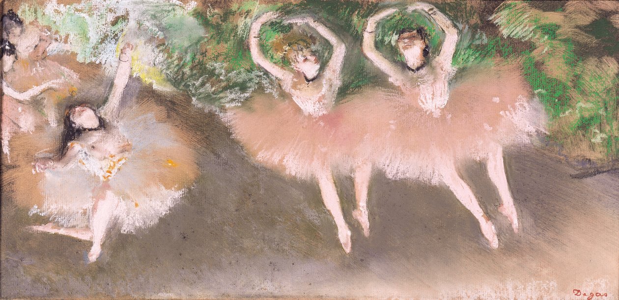 Balettjelenet, 1879 körül alkotó: Edgar Degas