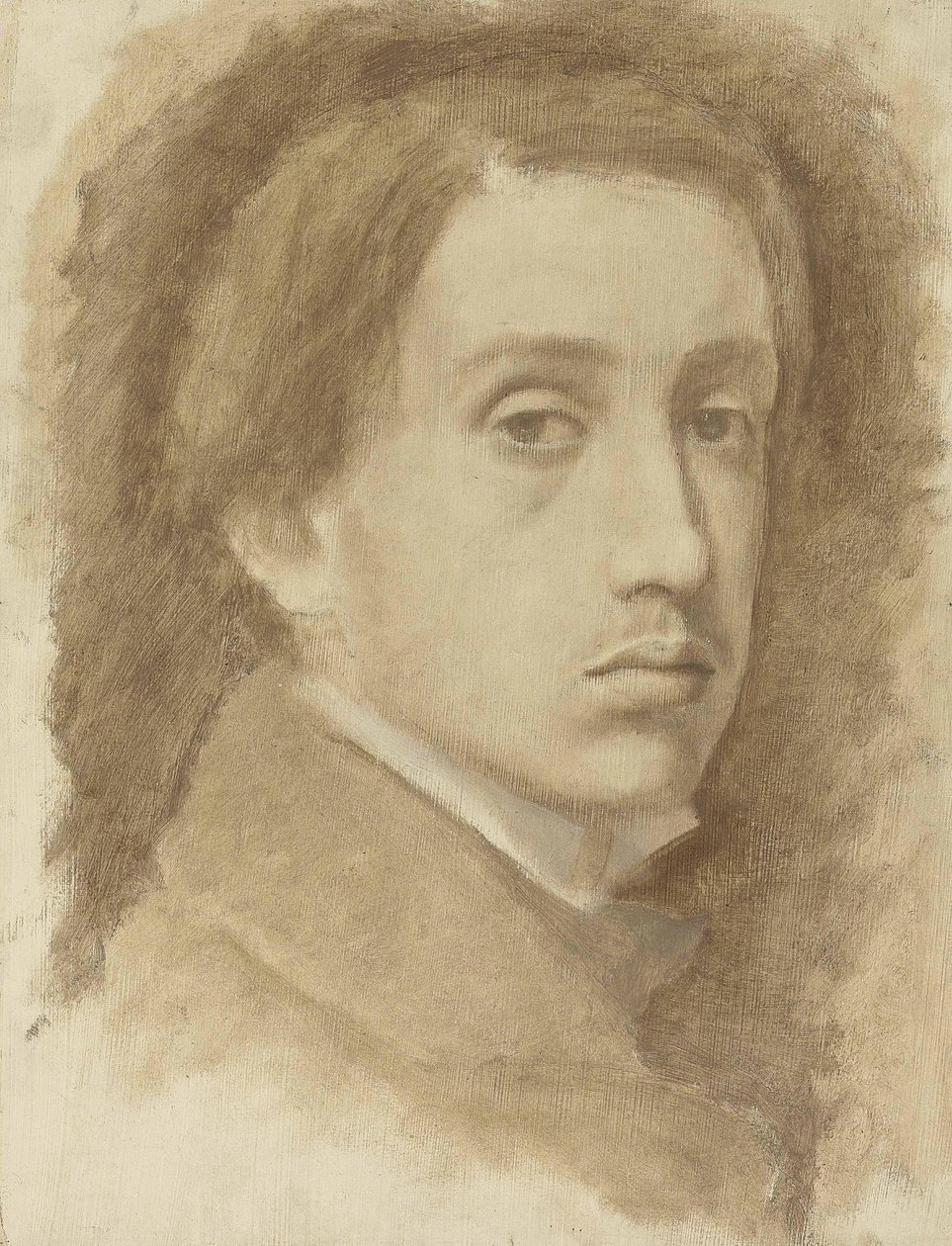 Önarckép, 1854 körül. alkotó: Edgar Degas