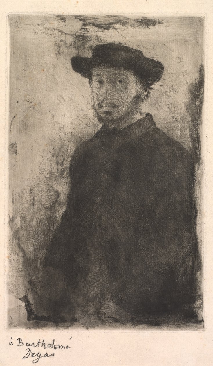 Önarckép, 1857. alkotó: Edgar Degas