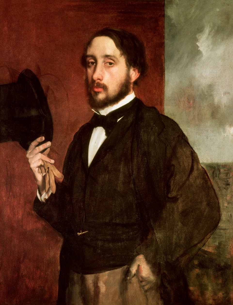 Önarckép, 1862 körül (olaj, vászon) alkotó: Edgar Degas