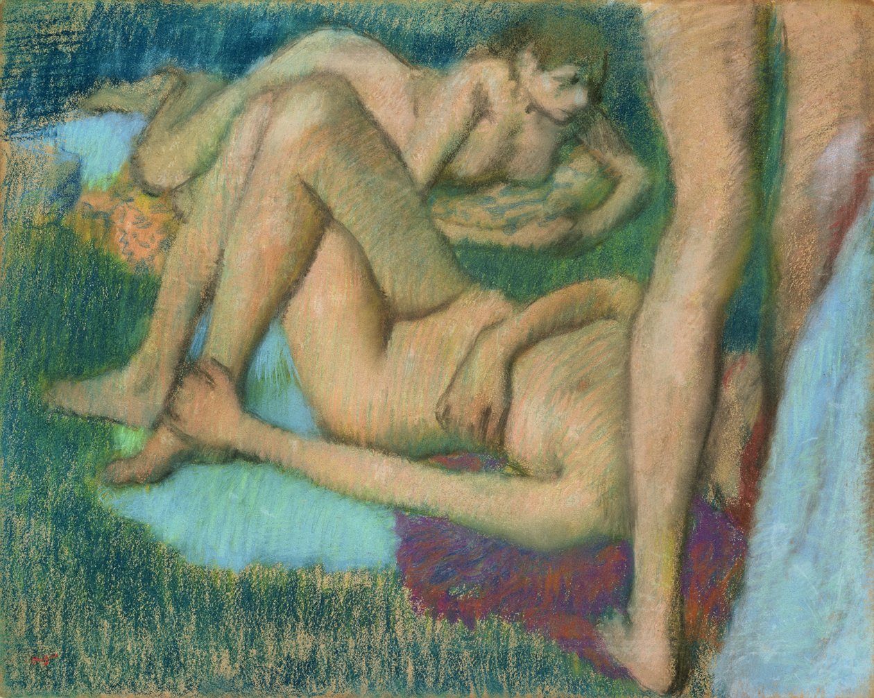 Tanulmányok az aktról alkotó: Edgar Degas
